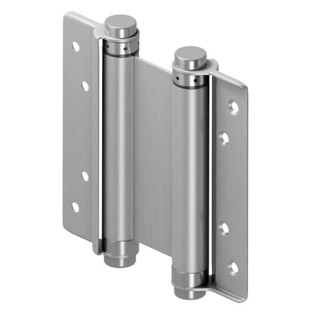 Deltana 6in Double Action Saloon Hinge Satin Stainless Steel Finish DASHS6U32D